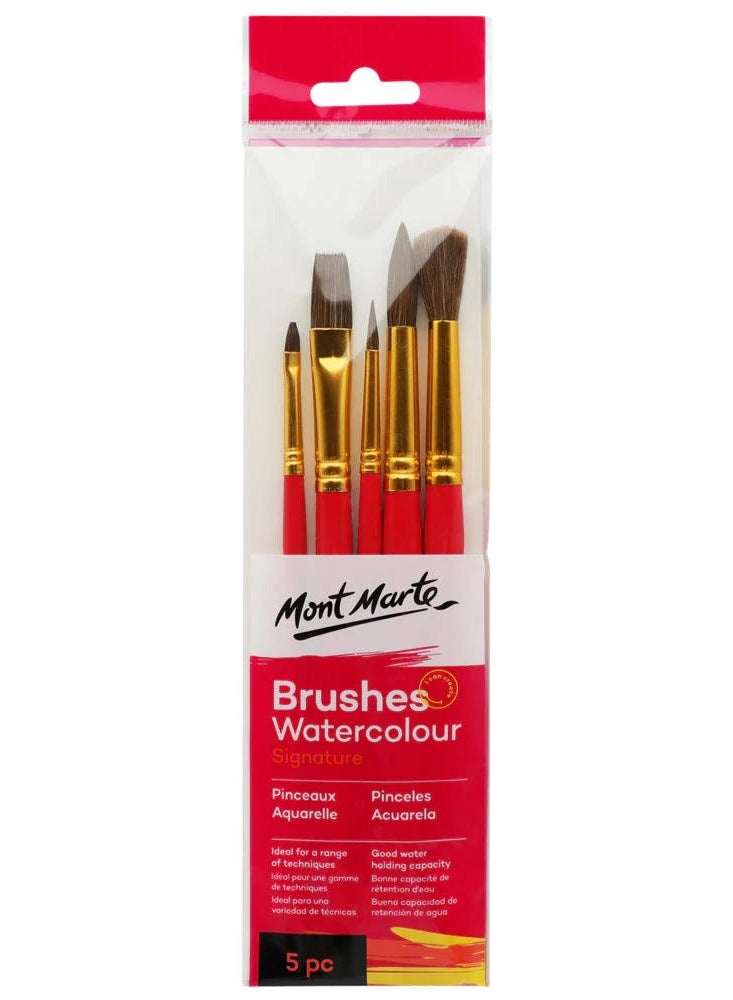 Mont Marte Watercolour Brushes Signature 5Pc